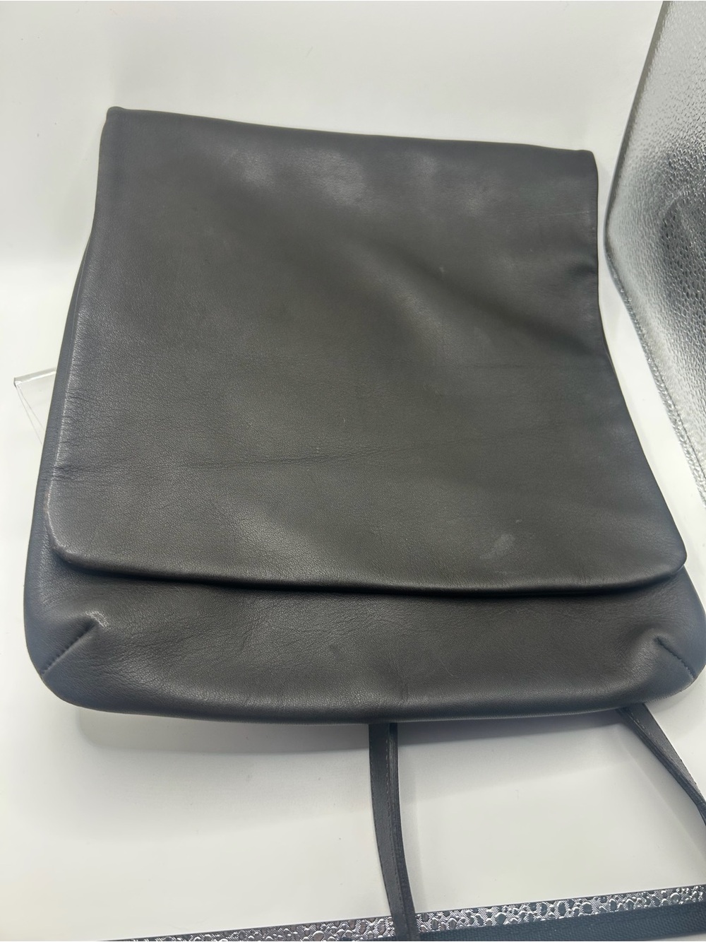 Coach Vintage Chelsea Hippie Flap Crossbody Black Leather Authentic - Style 9458 - Picture 3 of 12